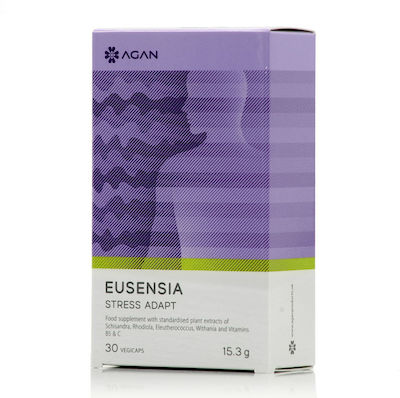 Agan Eusensia Stress Adapt Supliment pentru Anxietate 30 capsule veget