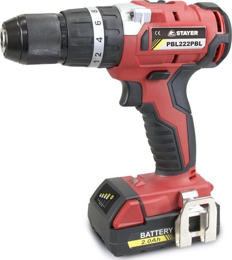 Stayer PBL222PK Κρουστικό Δραπανοκατσάβιδο Μπαταρίας 18V 2x2Ah - Skroutz.gr
