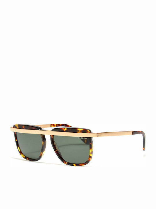 Bob Sdrunk Faith 02 Tortoise / Gold Herren Sonnenbrille mit Braun Schildkröte Gestell und Gray Linse