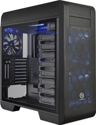 Thermaltake Core V71 Tempered Glass Edition Gaming Voller Turm Computergehäuse mit RGB-Beleuchtung Schwarz