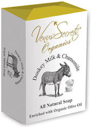 Venus Secrets Donkey Milk & Chamomile Bară de săpun cu Lapte de Măgăriță 150gr