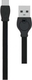 WK Равен USB 2.0 Кабел USB-C Мъжки - USB-A Черен 1м 250254