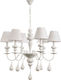 Inlight Chandelier Lampshade 6xE14 White 74cm 5295-6