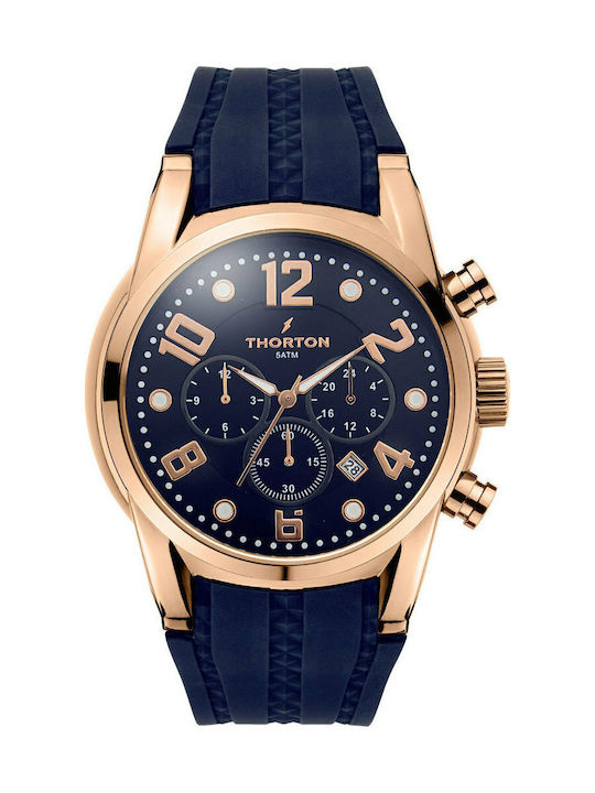 Thorton Ανδρικό Ρολόι 49mm Χρονογράφος Μπαταρία...