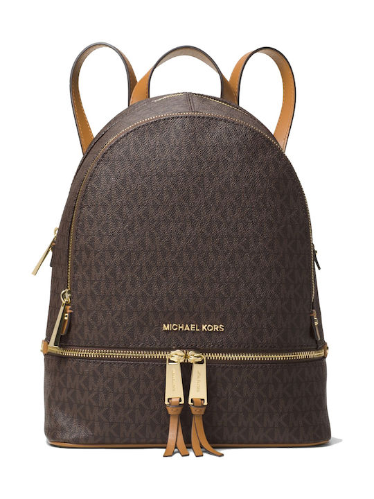 Rhea Leather Women's Bag Backpack Brown
