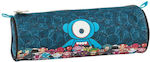 Graffiti Allover Monskey Pencil Case with 1 Compartment Blue