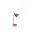 Fan Europe Leonardo Office Lamp with Flexible Arm for Socket E14 in Orange Color