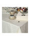 Rythmos Τραπεζομάντηλο Σετ 12τμχ Bensimon Ecru 160x270εκ.