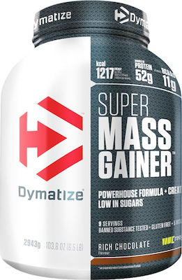 Dymatize Super Mass Gainer 2943gr με Γεύση Φράουλα