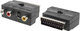 Конвертор Scart мъжки към RCA женски 1 брой 17111