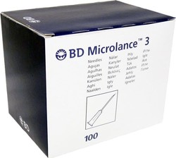 BD Microlance 3 Needles Blue 23G x 1" 100pcs