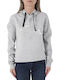 2nd Skin SSL444-6217 Women's Hooded Fleece Sweatshirt Gray