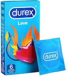 Durex Προφυλακτικά Love 6τμχ 56mm Natural