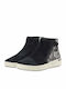 Kids Sneakers High Anatomic Slip-on Black