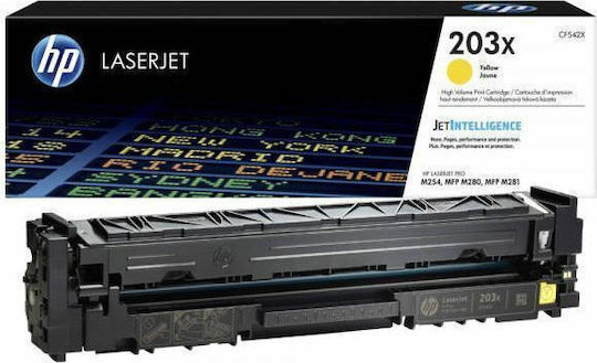 HP 203X Original Toner Laser Printer Yellow High Yield 2500 Pages