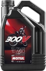 Motul 300V Factory Line Off Road Synthetic Motorcycle Oil for Four-Stroke Engines 15W-60 4lt