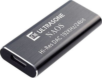 Ultrasone NAOS Φορητός Ψηφιακός Ενισχυτής Ακουστικών Μονοκάναλος με DAC, USB και Jack 3.5mm