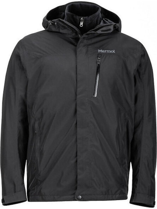 Ramble Component 3 in 1 Winter Jacke Wasserdicht Schwarz