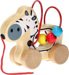 Joueco Baby Toy Ζέβρα made of Wood for 12++ Months Zebra