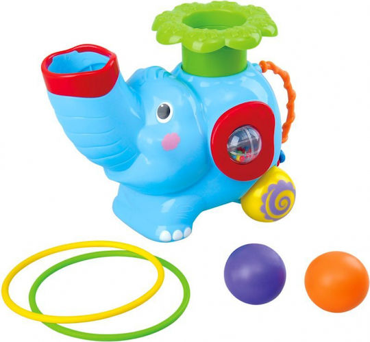 Playgo Animal Elephant Pop N Hoop Roller with Music for 12++ Months