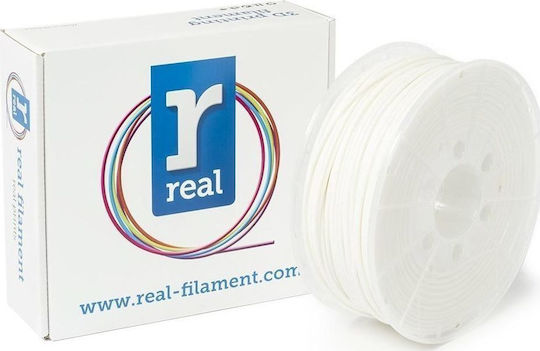 Real Filament PLA 3D Printer Filament 2.85mm Λευκό 1kg 1τμχ (Spool)