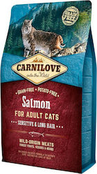 Carnilove Into The Wild Salmon Dry Food Grain-Free for Adult Cats with Salmon 6kg