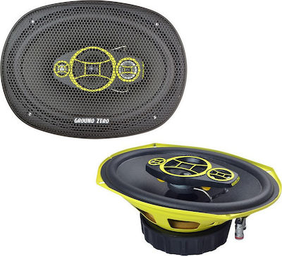 Ground Zero Car Speaker Set GZCF 7104XSPL 6x9" with 200W RMS (4 Way)