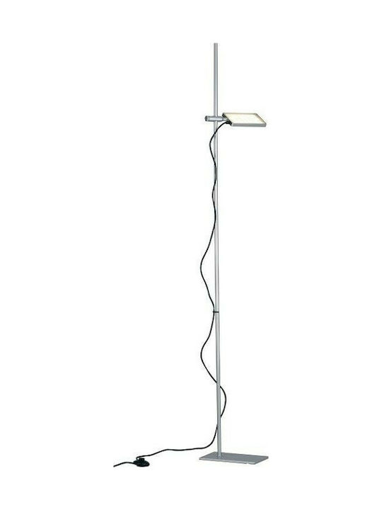 Fan Europe Led Book LED Floor Lamp H182xW16cm. with Warm White Light Silver