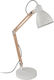 Eglo Torona 1 Office Lamp with Foldable Arm for Socket E14 in White Color