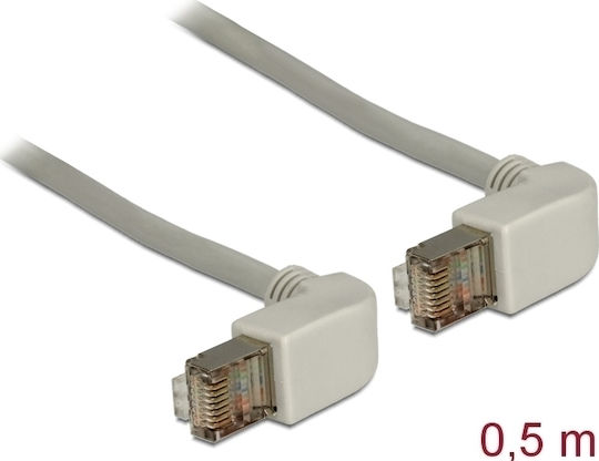 DeLock S/FTP Cat.6 Gigabit Network Cable Ethernet 0.5m Gray