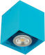 VK Lighting Единично Спот с Цокъл GU10 в Син Цвят