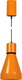 VK Lighting Pendant Light LED Bell Orange 64173-037118