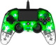 Nacon Wired Illuminated Compact Controller for PS4 Crystal Green