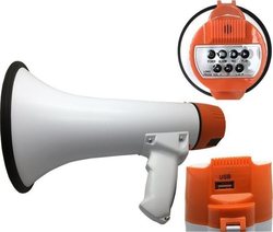 HMP-11S/USB Megaphone 25W with Audio Tones USB MP3 Player