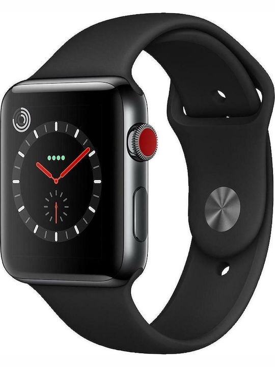 Apple Watch Series 3 Cellular Stainless Steel 42mm Skroutz.gr