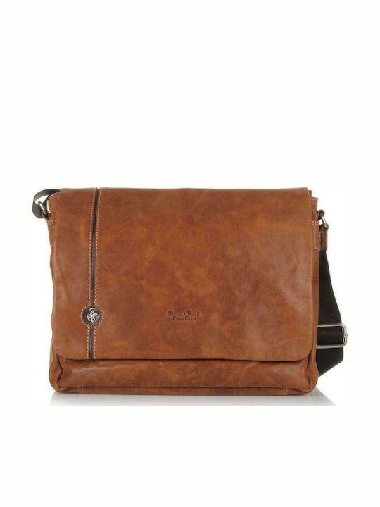 Leder Herrentasche Bote Tabac Braun