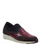 Nice Curves Anatomic Women's Slip-On Leather Berry