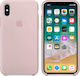 Apple Silicone Case Pink Sand (iPhone X)