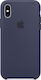 Apple Silicone Case Midnight Blue (iPhone X)