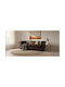 Chesterfield Dreisitzer Sofa Künstliches Leder Braun 208x90x73cm