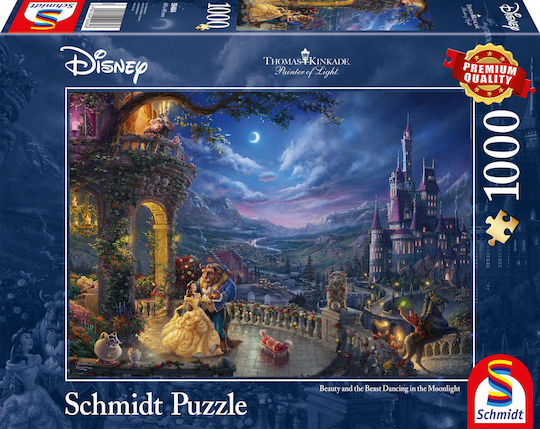 Die Schöne und das Biest Puzzle 2D 1000 Teile