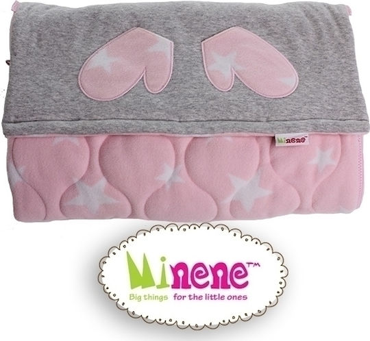 Minene Stroller Footmuff 80x45cm Pink