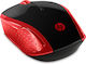 HP 200 Wireless Mouse Red