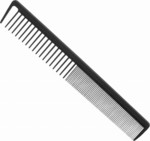 Eurostil Comb Hair for Hair Cut Black 21.7cm