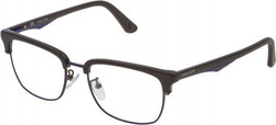 Police Men's Metal Prescription Eyeglass Frame Navy Blue Police Men's Metal Prescription Eyeglass Frame Navy Blue