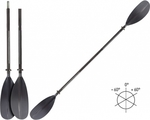 Scoprega Bravo KWB-2 Canoe & Kayak Paddle Fiber 2 Sections 220cm