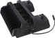 Dobe Cooling Fan Game Storage Slots Game Controller Cha Βάση Φόρτισης για 2 χειριστήρια PS4 Μαύρη TP4-882