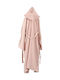 Guy Laroche Daily Women's Hooded Bathrobe Pink