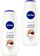 Nivea Care & Cocοa Αφρόλουτρο σε Gel 2x500ml