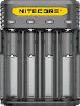 NiteCore Q4 Charger 4 Batteries Li-ion Size 18650/16340/26650/14500